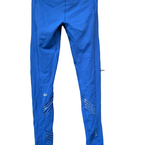 ALO Yoga Blue Leggings - Picture 1 of 3